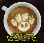 Kunfu Panda Latte Art Singapore